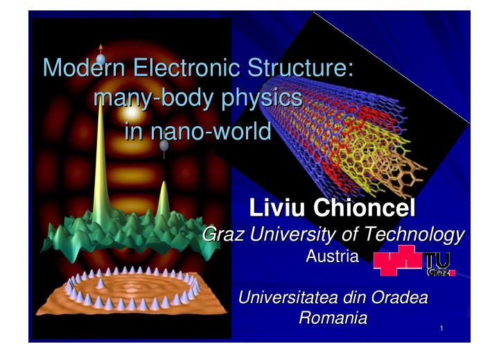 modern electronic structure modern electronic structure
