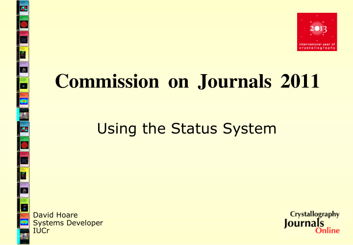 commission on journals 2011