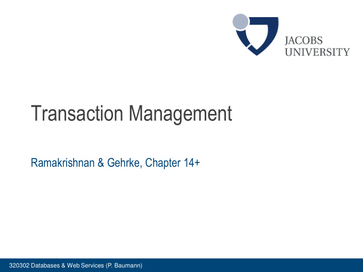 transaction management