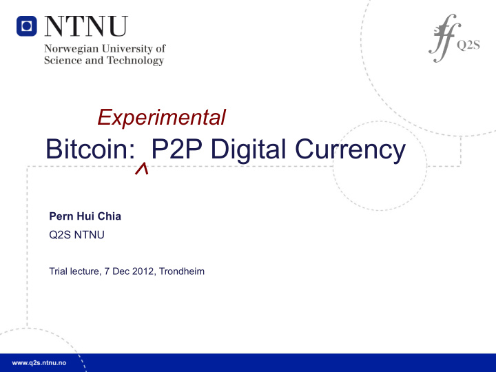 bitcoin p2p digital currency
