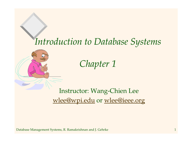introduction to database systems chapter 1