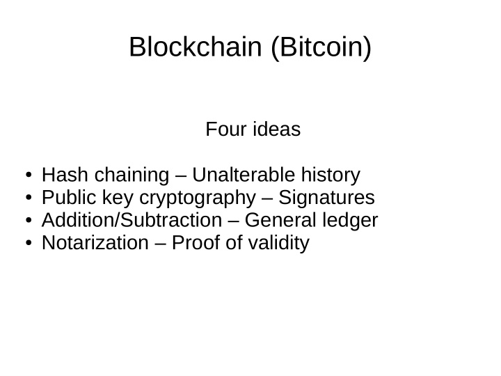 blockchain bitcoin