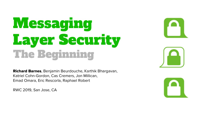 messaging layer security