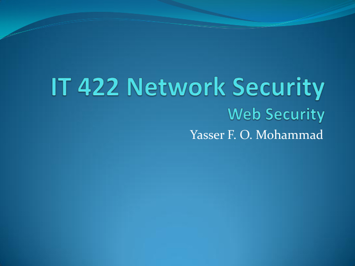 yasser f o mohammad remider 1 ipsec uses reminder 2 ipsec