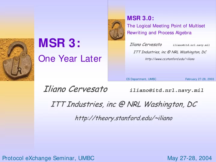 msr 3
