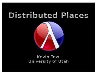 1  2  3  Places Example  (require racket/place  racket/place/distributed)  (provide hello-world)