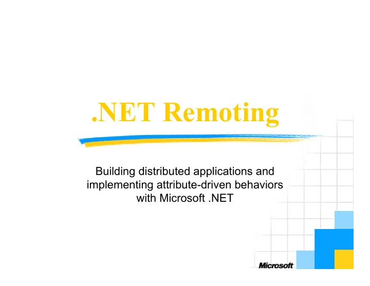 net remoting