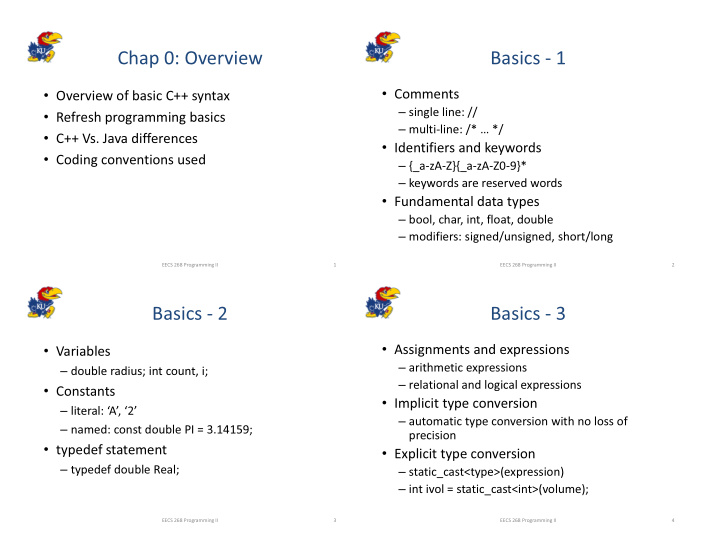 chap 0 overview basics 1