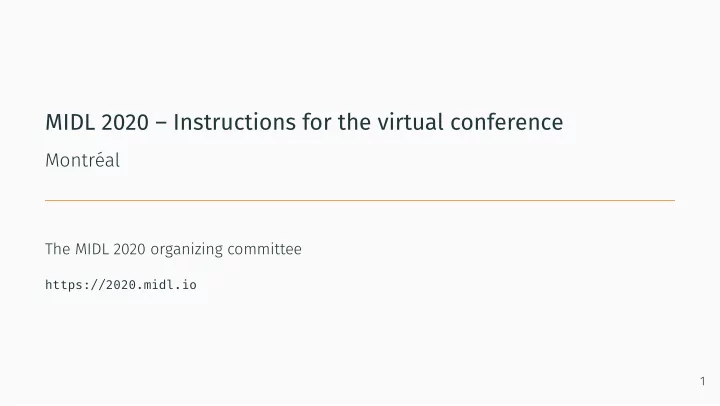 midl 2020 instructions for the virtual conference