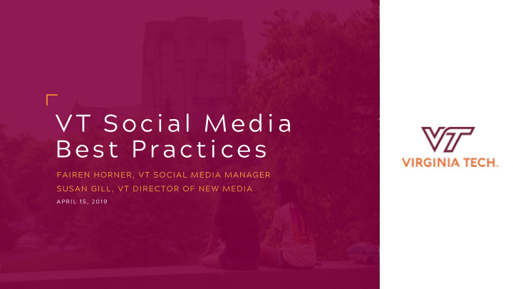 vt social media best practices