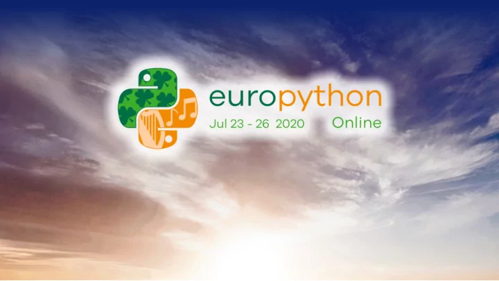 running europython 2020 as an online conference