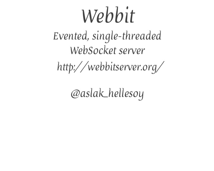 webbit