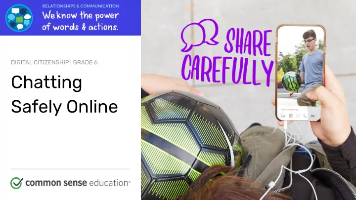 chatting safely online