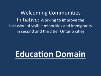 Domain  Members      Teresa  Abada  (Western,  Sociology)