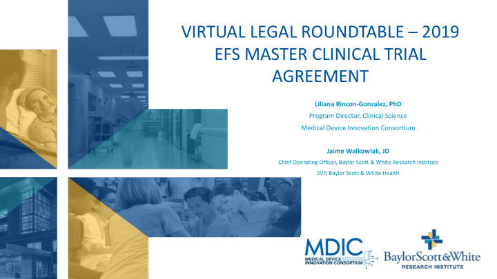virtual legal roundtable 2019 efs master clinical trial