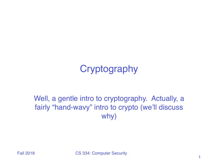 cryptography