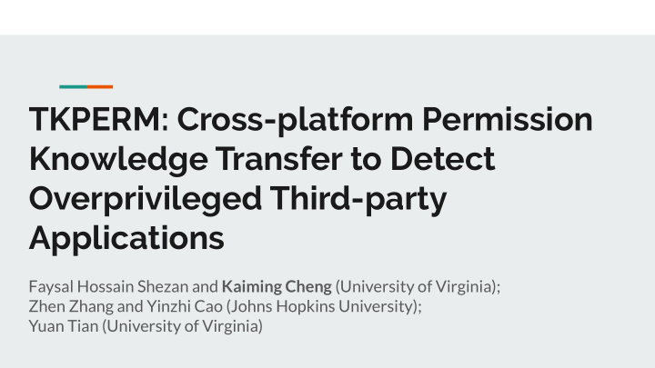 tkperm cross platform permission knowledge transfer to