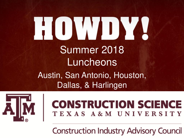 summer 2018 luncheons