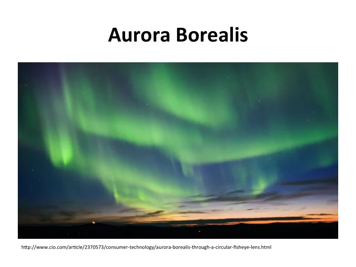aurora borealis