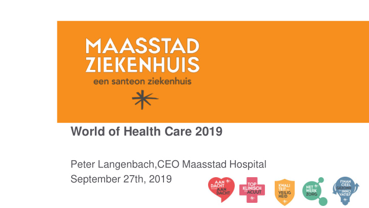 world of health care 2019