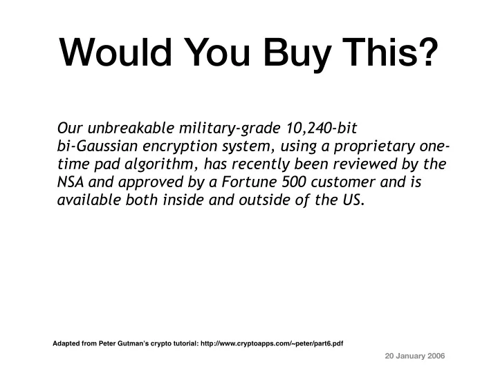 would you buy this