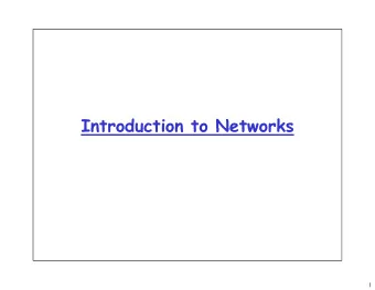 Introduction to Networks  Introduction to Networks  1  Modulat on and Demodulat on  Modulation and