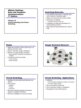 1  Public Circuit Switched  Network  Telecomms Components   Subscriber   Devices attached to