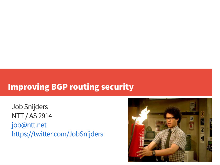 improving bgp routing security
