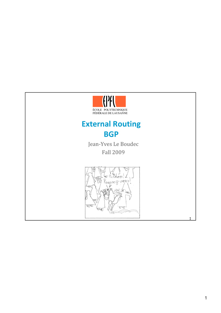 external routing external routing bgp