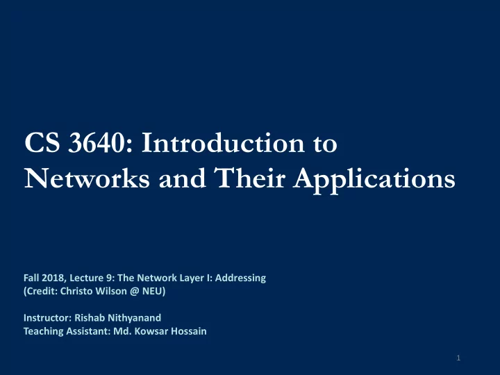 cs 3640 introduction to