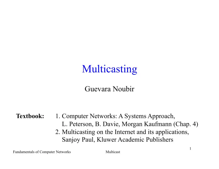 multicasting
