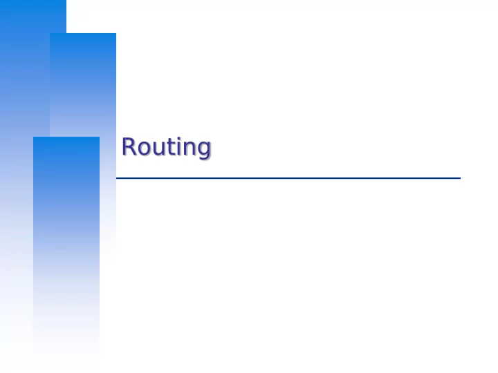 routing