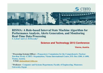 RISMA: A Rule-based Interval State Machine Algorithm for  Performance Analysis, Alerts Generation,