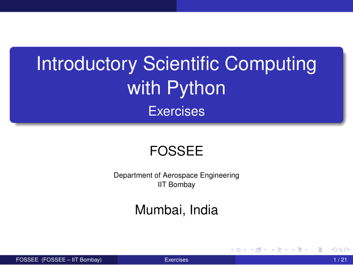 introductory scientific computing with python