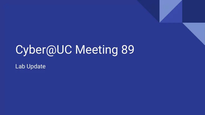 cyber uc meeting 89