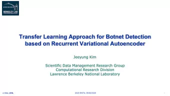 Transfer Learning Approach for Botnet Detection  based on Recurrent Variational Autoencoder