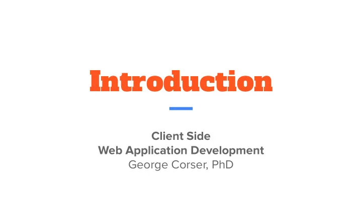 introduction