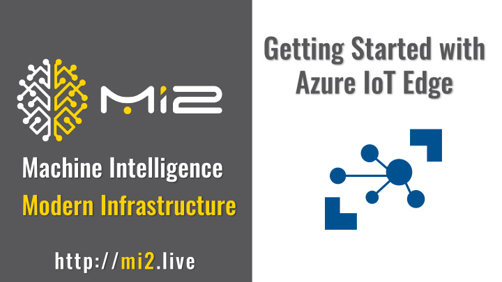 getting started with azure iot edge