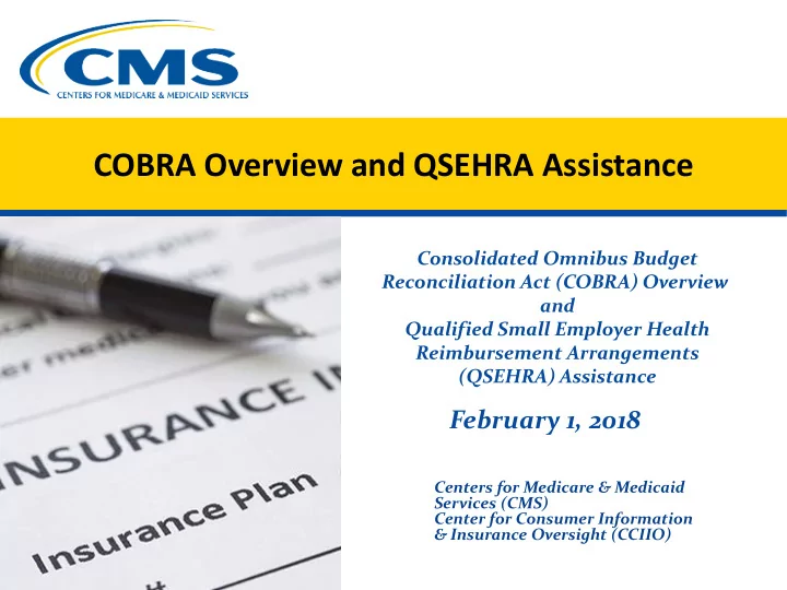 cobra overview and qsehra assistance