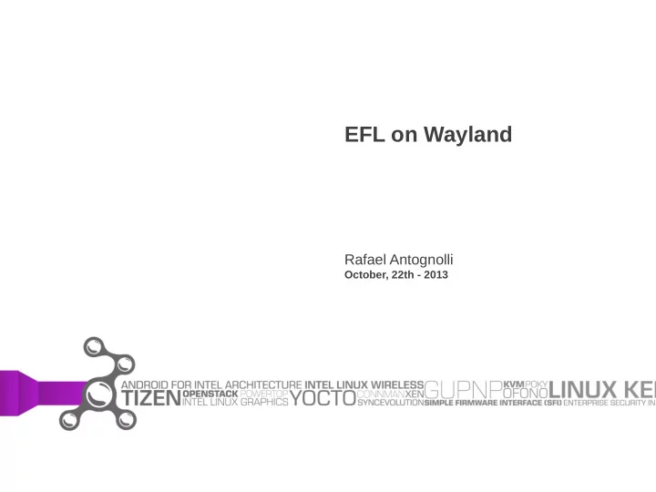 efl on wayland