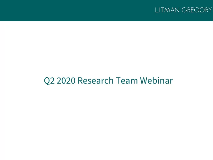 q2 2020 ytd 2020