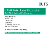 icfhr 2016 panel discussion