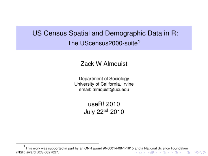 us census spatial and demographic data in r