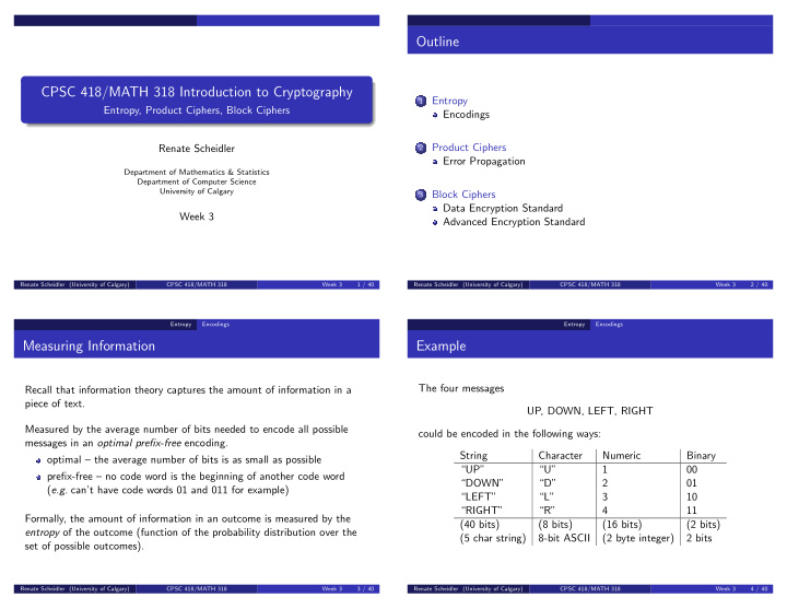 outline cpsc 418 math 318 introduction to cryptography