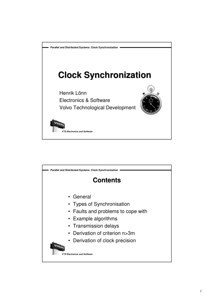 clock synchronization synchronization clock