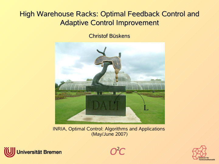 high warehouse racks optimal feedback control and high