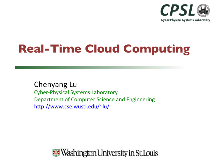 real time cloud computing