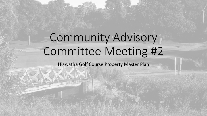 community advisory committee meeting 2
