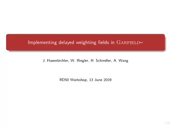 + ? + is a C + + toolkit for the detailed simulation of particle detectors that are Garfield +