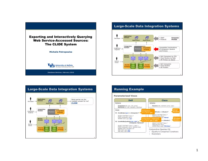 what queries can the domain mediator answer for me